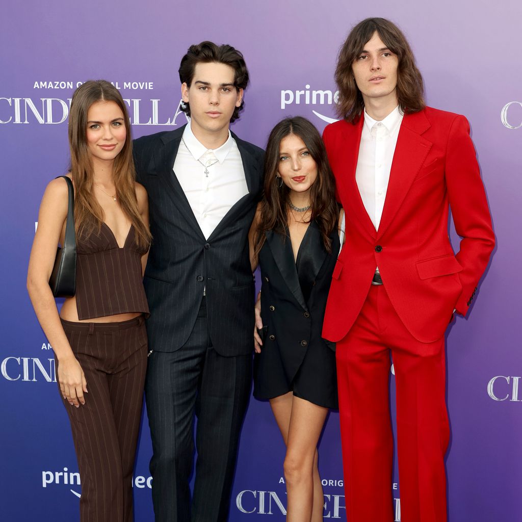 Alex Lee-Aillón, Paris Brosnan, Avery Wheless und Dylan Brosnan im August 2021
