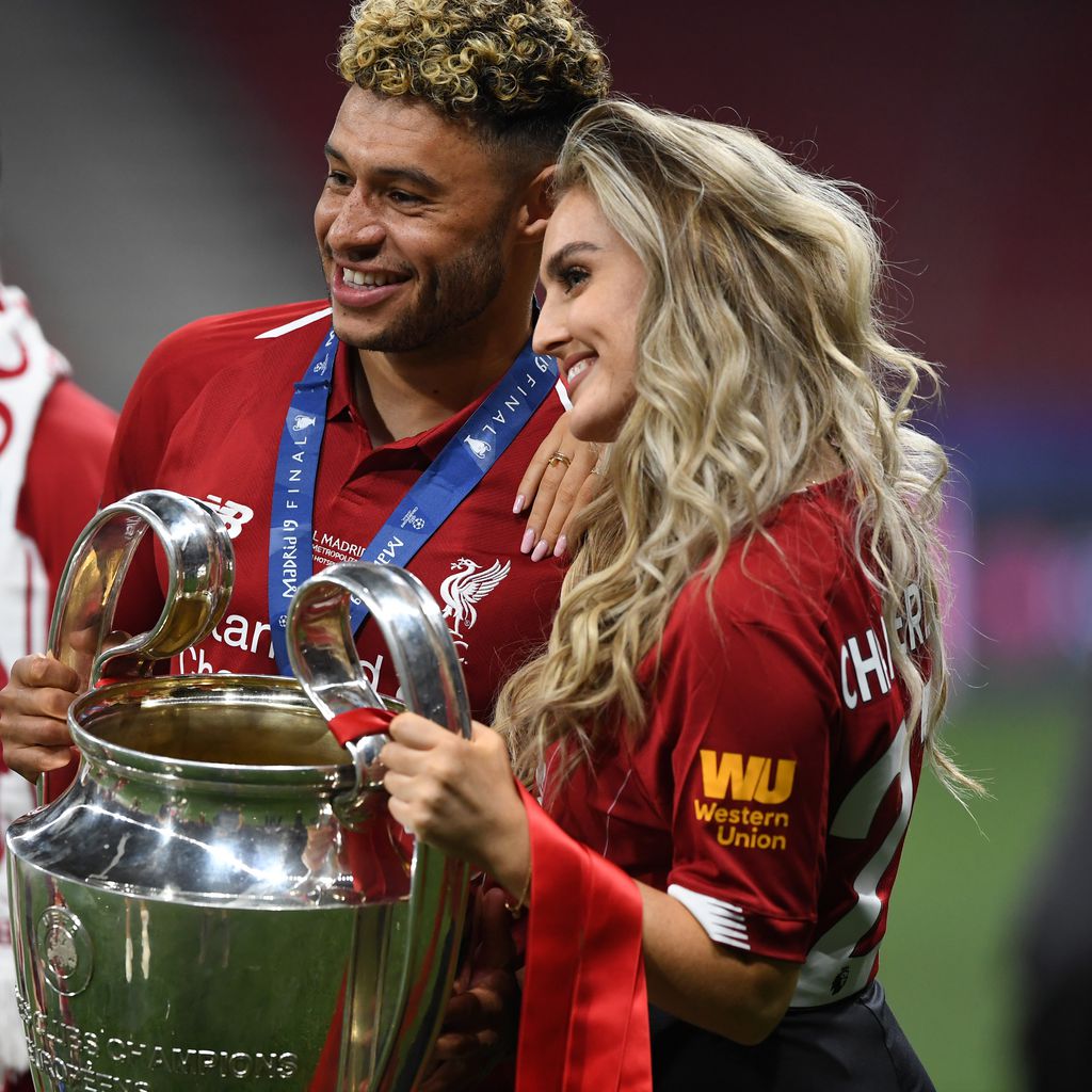 Alex Oxlade-Chamberlain und Perrie Edwards