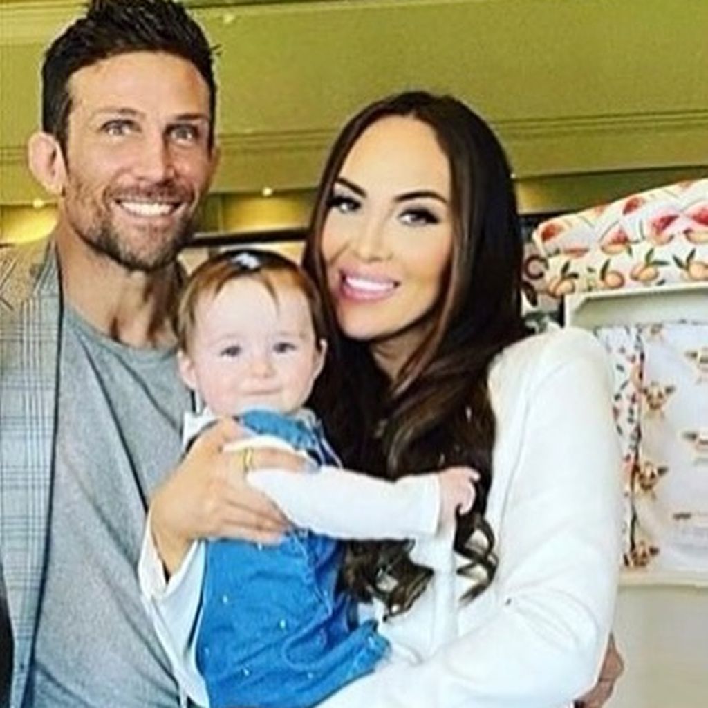 Alex Reid mit seiner Frau Nikki und ihrer Tochter