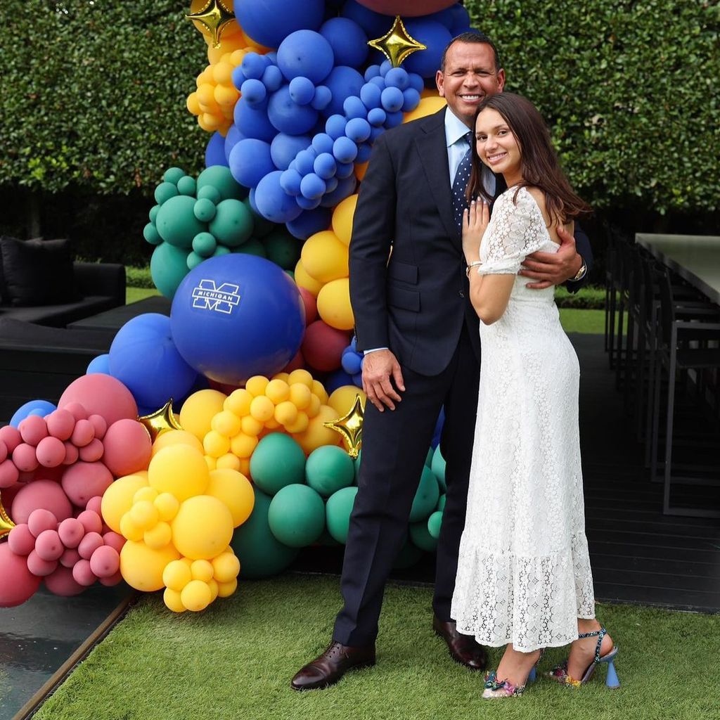 Alex Rodriguez und seine Tochter Natasha, Mai 2023
