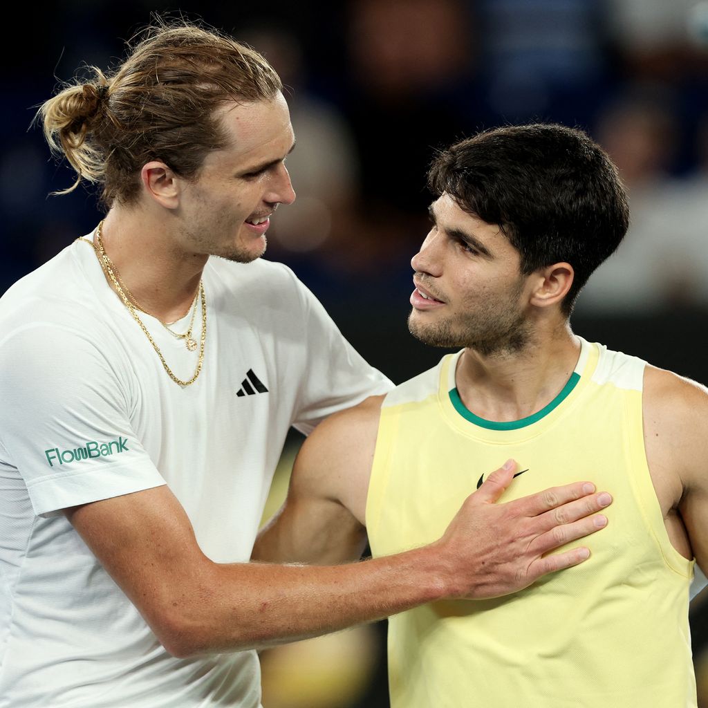 Alex Zverev und Carlos Alcaraz im Viertelfinale der Australian Open 2024