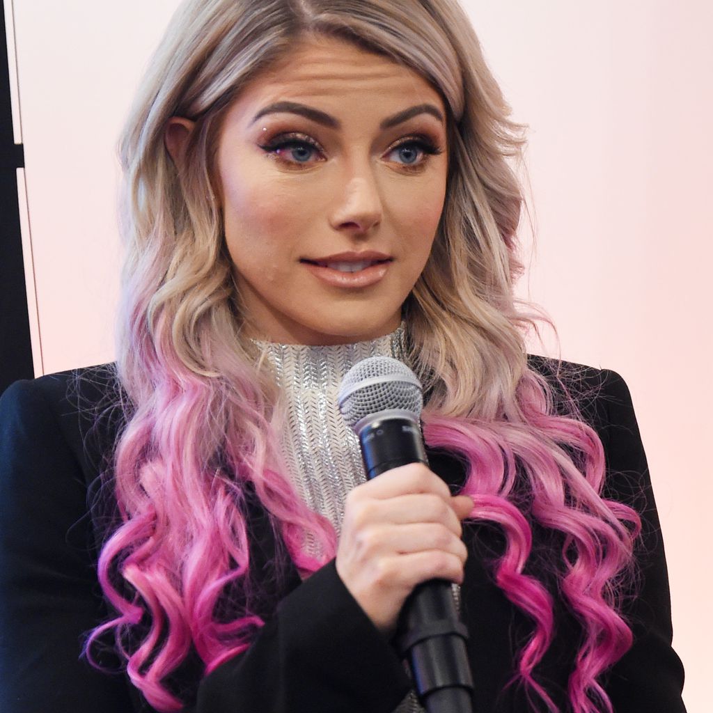 Alexa Bliss auf einer Pressekonferenz in NYC im Juli 2019