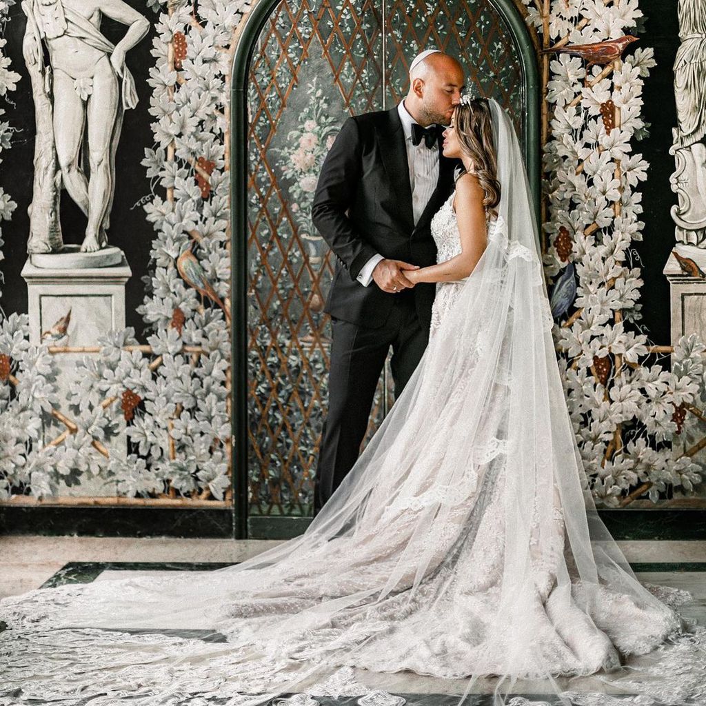 Alexander Beliaikin und Kim Gloss bei ihrer Hochzeit