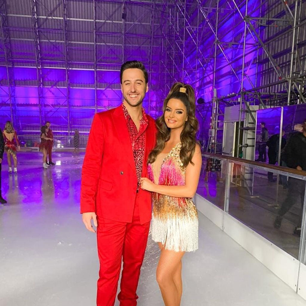 Alexander Demetriou und seine "Dancing on Ice"-Partnerin Maura Higgins