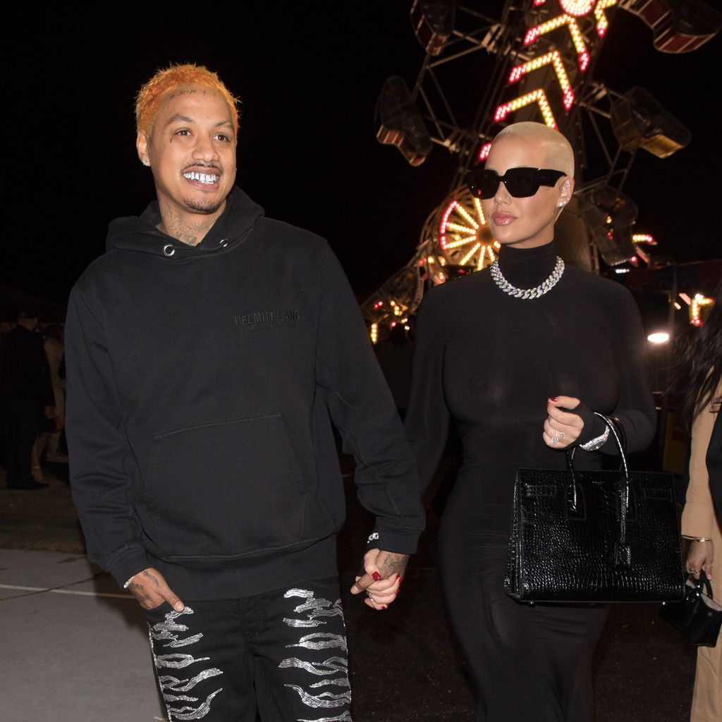 Alexander Edwards und Amber Rose im Januar 2020 in Los Angeles