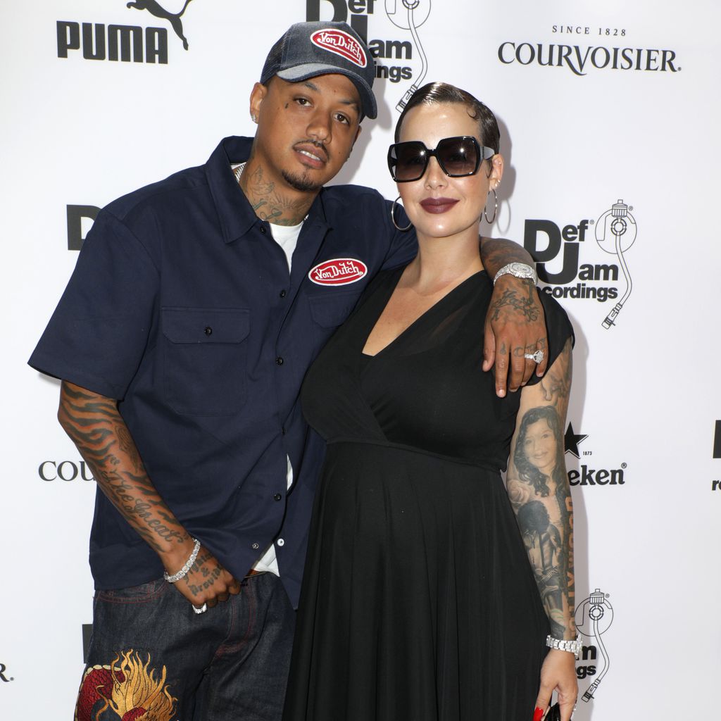 Alexander Edwards und Amber Rose bei der Def Jam BET Party, 2019