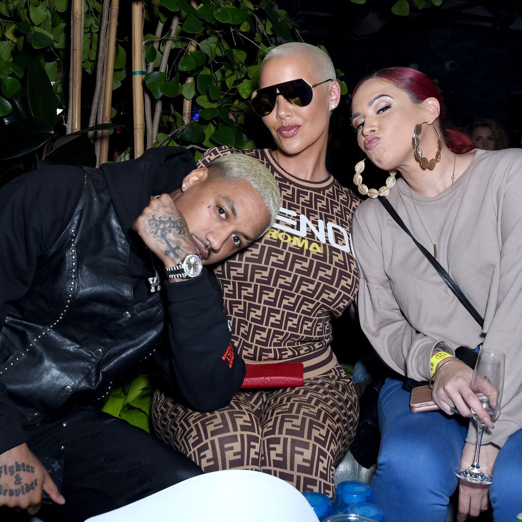Alexander Edwards und Amber Rose in West Hollywood, 2019
