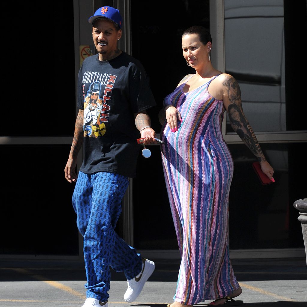 Alexander Edwards und Amber Rose, August 2019