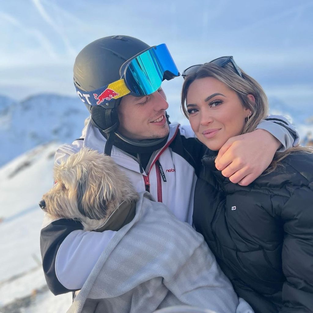 Alexander Golz mit seiner Freundin im Januar 2023