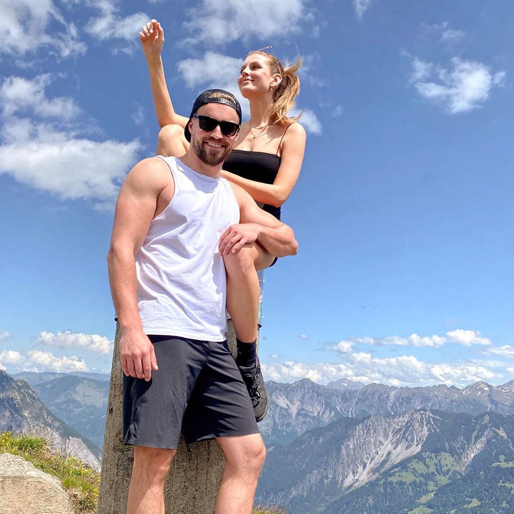 Alexander Hindersmann mit seiner Freundin Wioleta Psiuk
