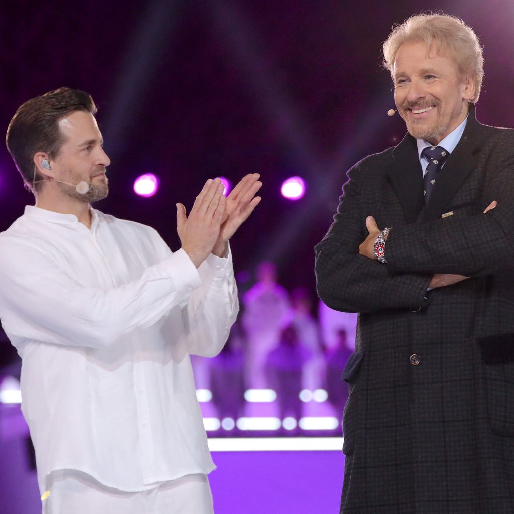Alexander Klaws und Thomas Gottschalk bei "Die Passion"