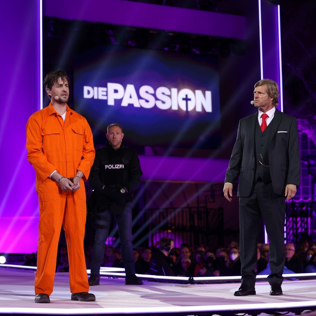 Alexander Klaws und Henning Baum bei "Die Passion"