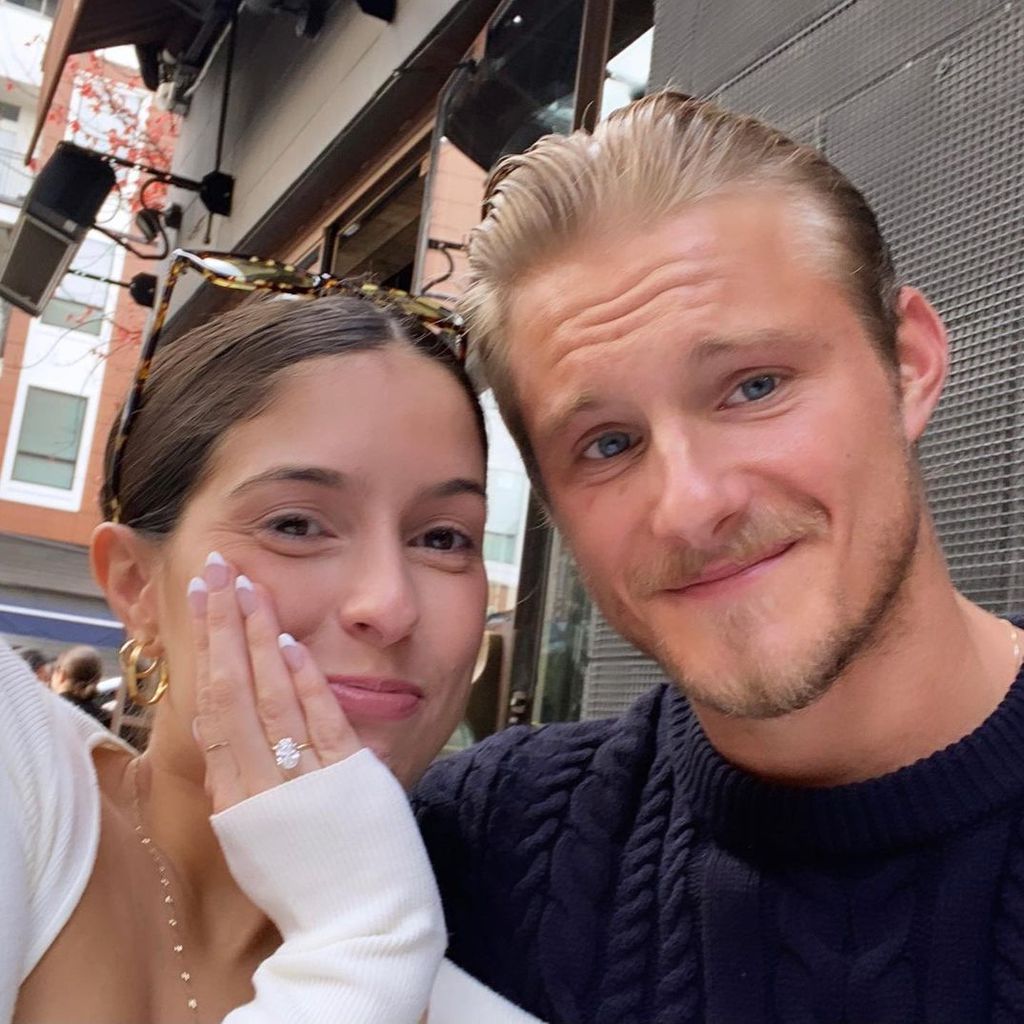 Alexander Ludwig mit seiner Frau Lauren