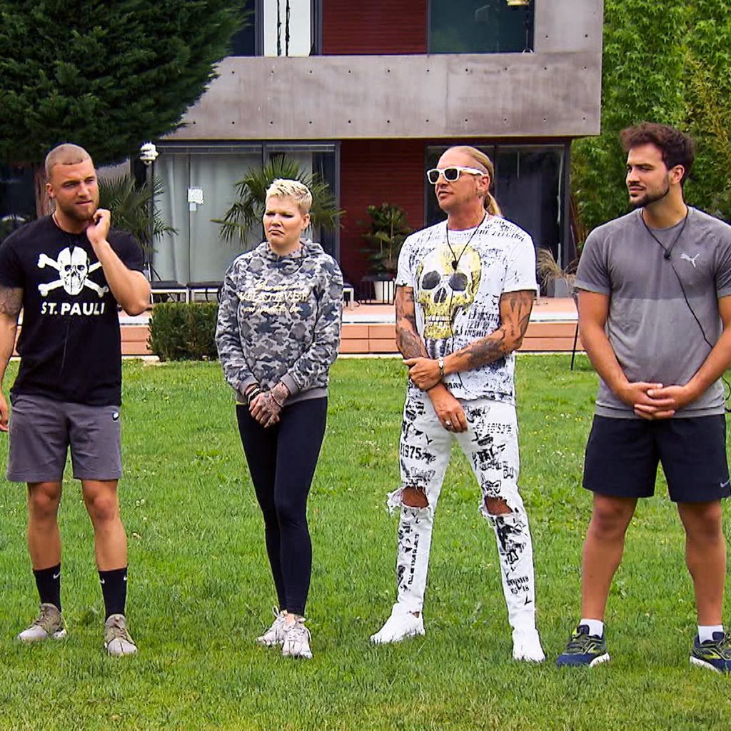 Alexander Molz, Filip Pavlović, Melanie Müller, Don Francis und Yasin bei "Like Me – I'm Famous"