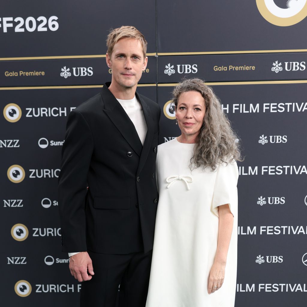 Alexander Skarsgård und Olivia Colman beim "Wicker" Green Carpet des Zurich Film Festival 2026