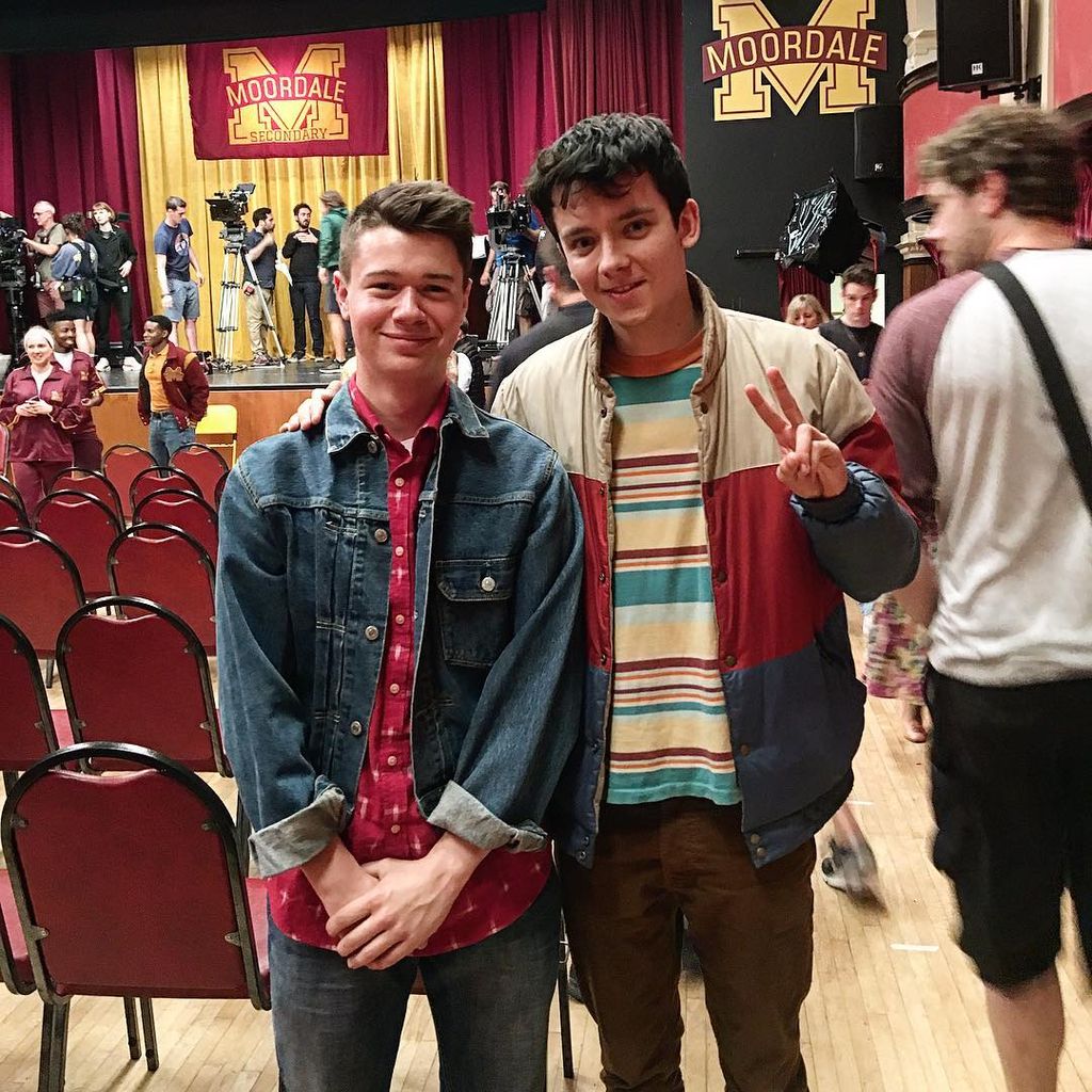 Alexander Westwood und Asa Butterfield, Co-Stars bei "Sex Education"