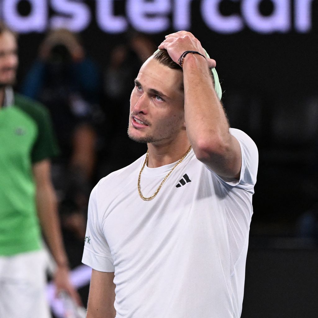 Alexander Zverev nach seiner Niederlage gegen Daniil Medvedev