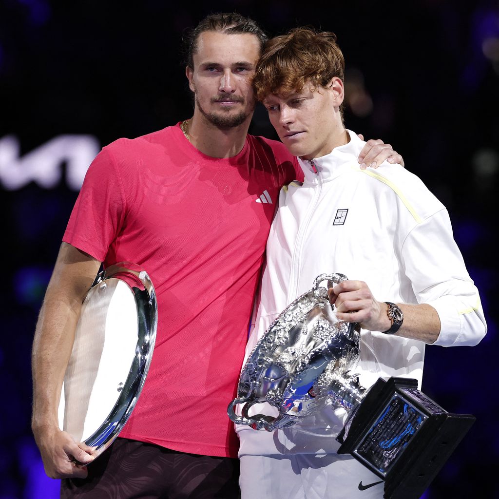 Alexander Zverev und Jannik Sinner, Australian Open 2025