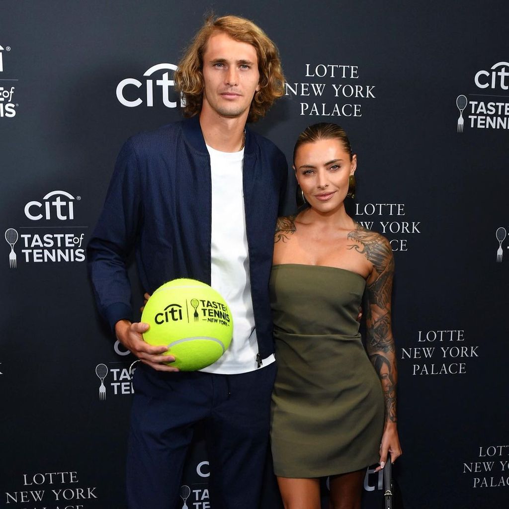 Alexander Zverev und Sophia Thomalla im August 2023