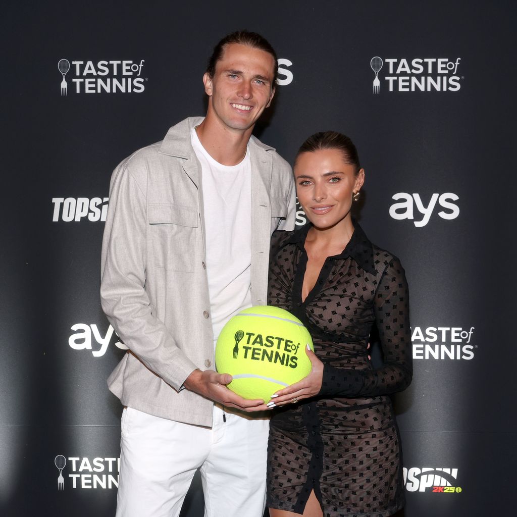 Alexander Zverev und Sophia Thomalla im März 2024