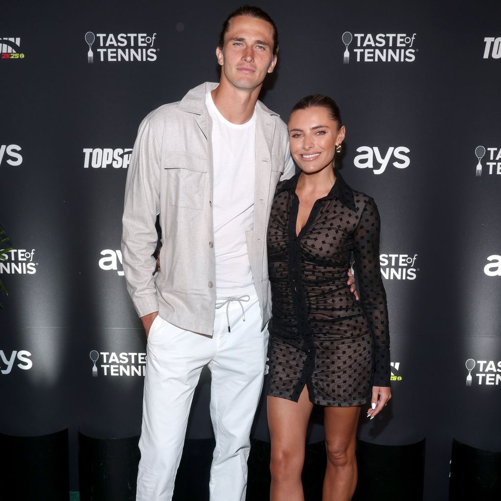 Alexander Zverev und Sophia Thomalla im März 2024