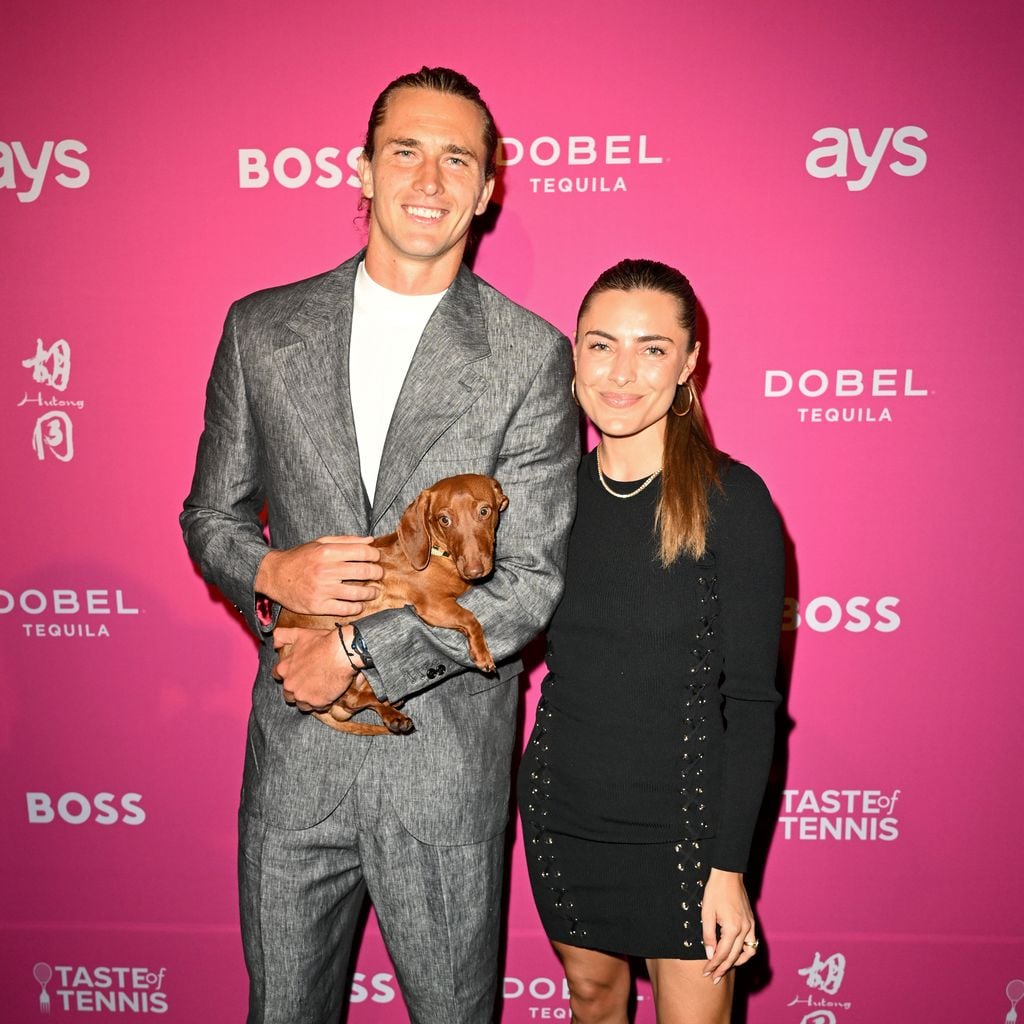 Alexander Zverev und Sophia Thomalla bei der Taste of Tennis Miami 2026 in Hutong, Miami