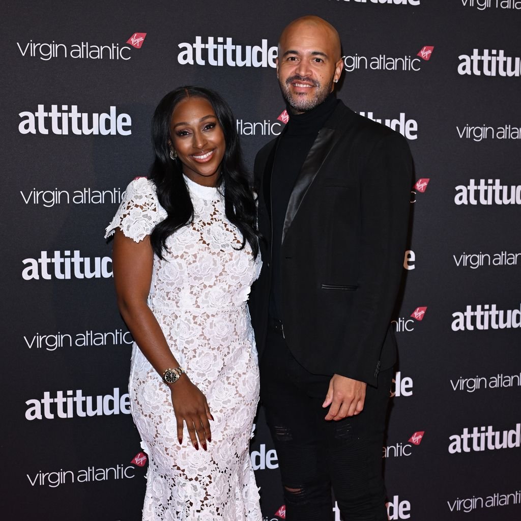 Alexandra Burke und Darren Randolph im Oktober 2024