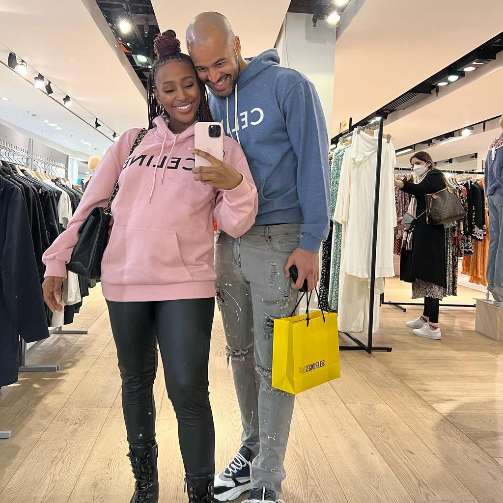 Alexandra Burke und Darren Randolph im Februar 2022