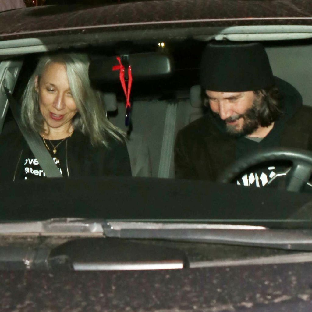 Alexandra Grant und Keanu Reeves in Hollywood, 2018
