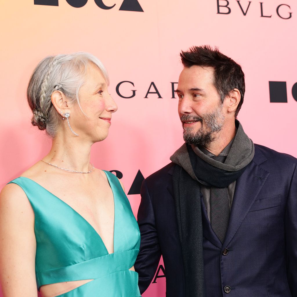 Alexandra Grant und Keanu Reeves, April 2024