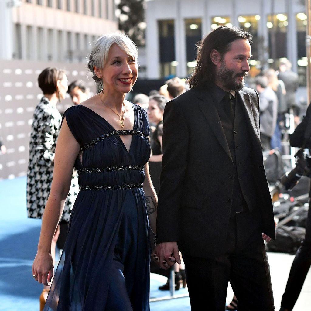 Alexandra Grant und Keanu Reeves, November 2019