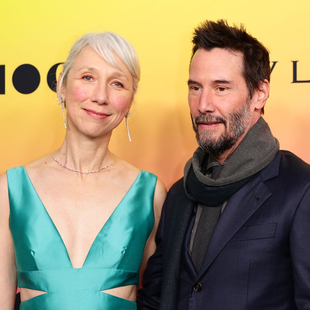Alexandra Grant und Keanu Reeves, April 2024