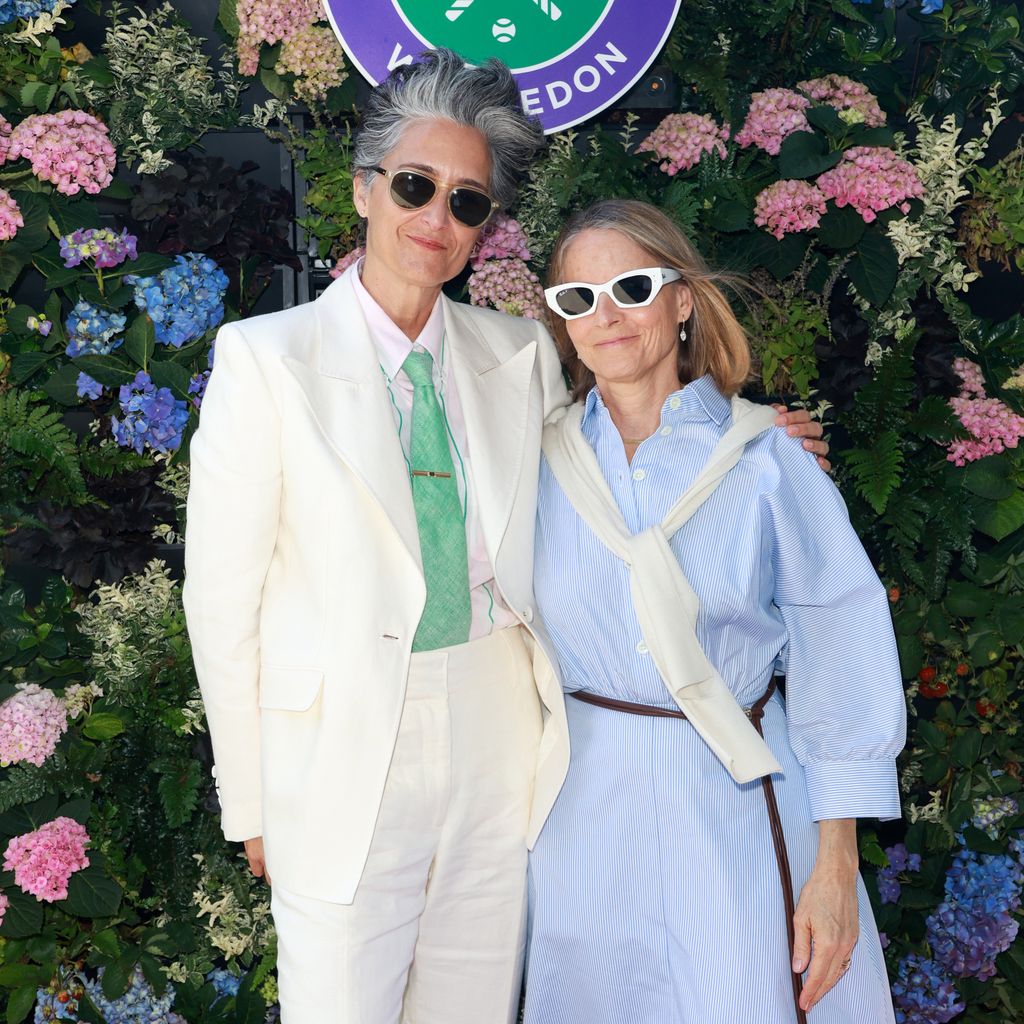 In der Wimbledon Suite: Alexandra Hedison und Jodie Foster besuchen die Championships 2026