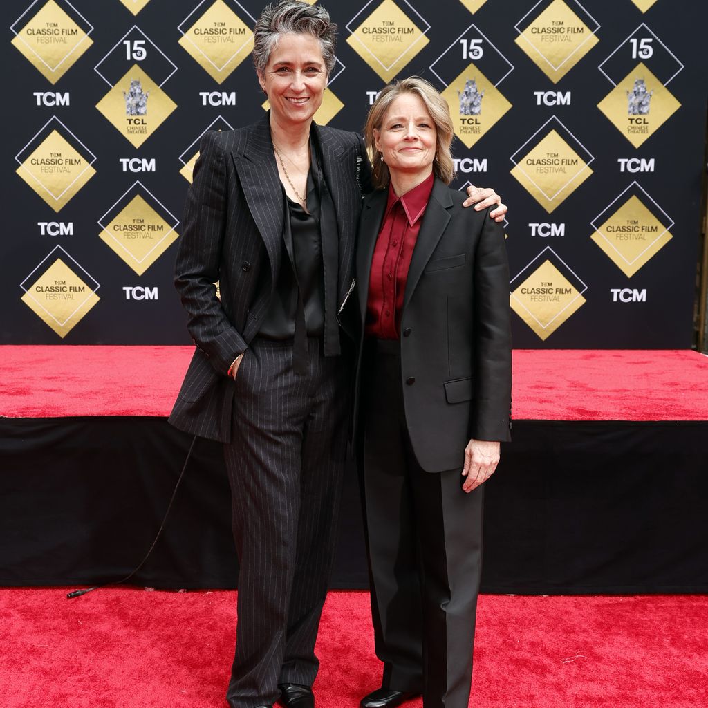 Alexandra Hedison und ihre Partnerin Jodie Foster, im April 2024