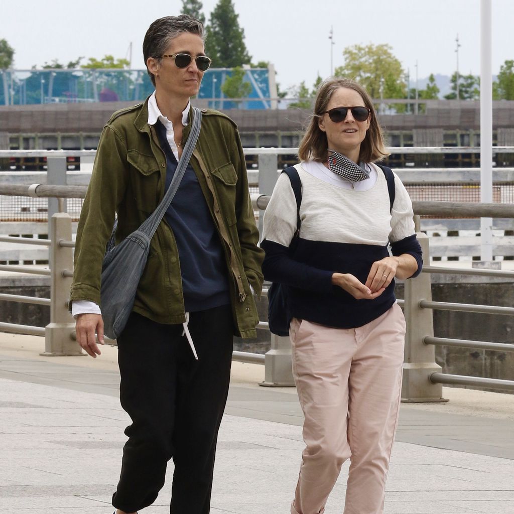 Alexandra Hedison und Jodie Foster in New York City