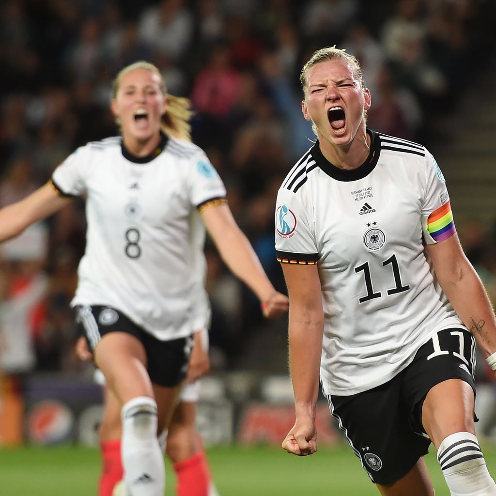 Alexandra Popp im Halbfinale der EM 2022