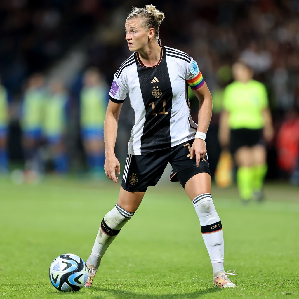 Alexandra Popp beim Spiel gegen Island, Bochum im September 2023