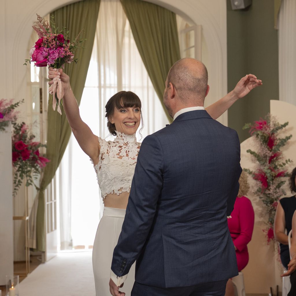 Alexandra und Heiko bei ihrer "Hochzeit auf den ersten Blick"-Trauung