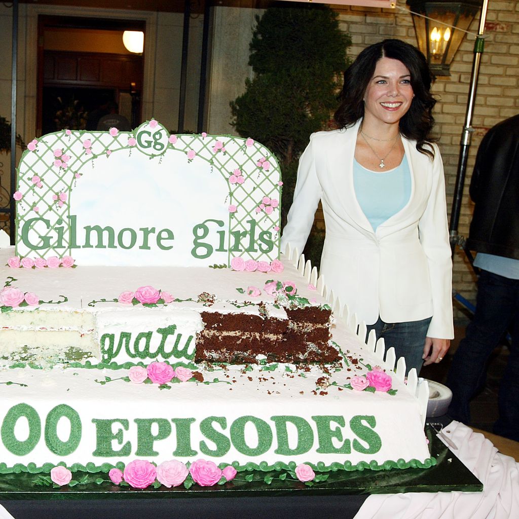 Alexis Bledel und Lauren Graham bei der Feier der 100. Folge "Gilmore Girls"