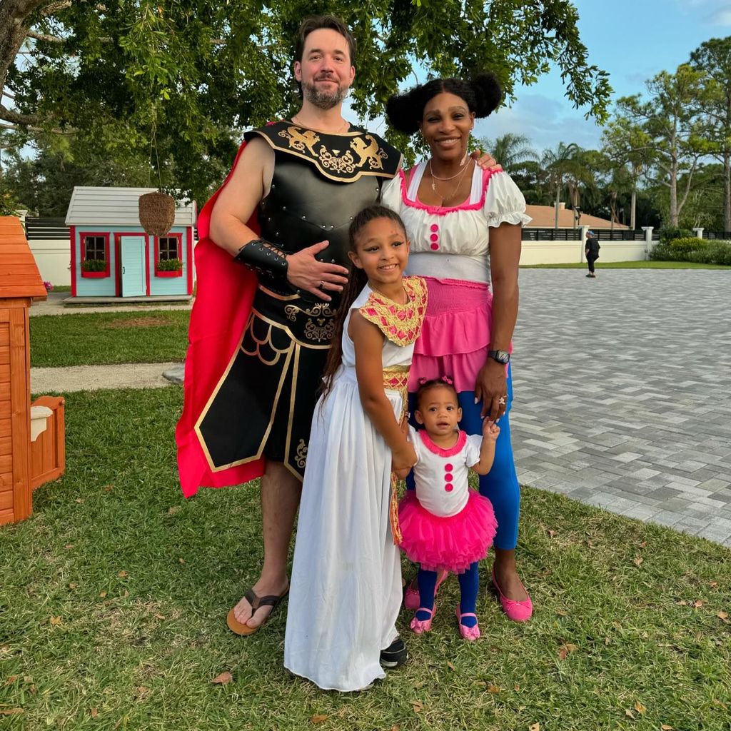 Alexis Ohanian, Serena Williams und ihre Töchter Alexis Olympia Ohanian Jr. und Adira River Ohanian