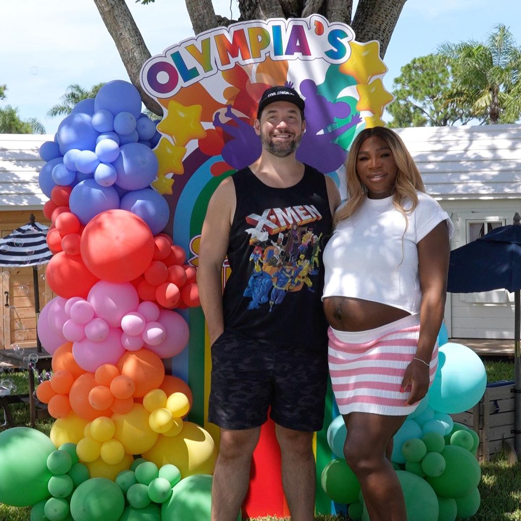 Alexis Ohanian und Serena Williams