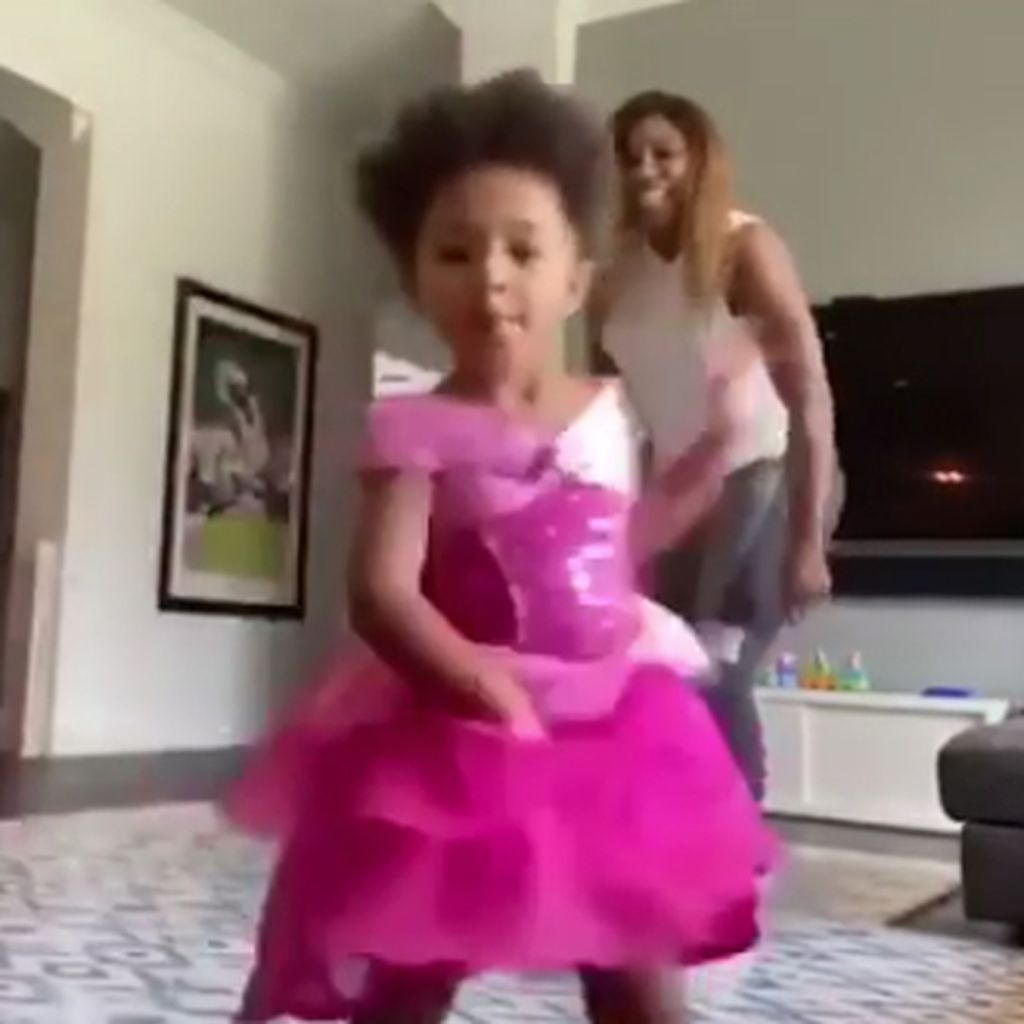 Alexis Olympia und Serena Williams