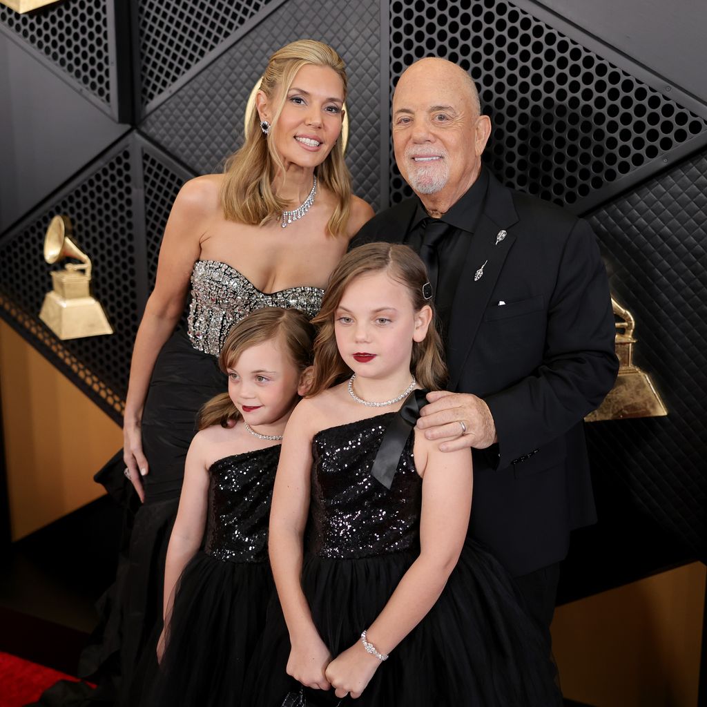 Alexis Roderick, Della Joel, Remy Joel, und Billy Joel, Februar 2024
