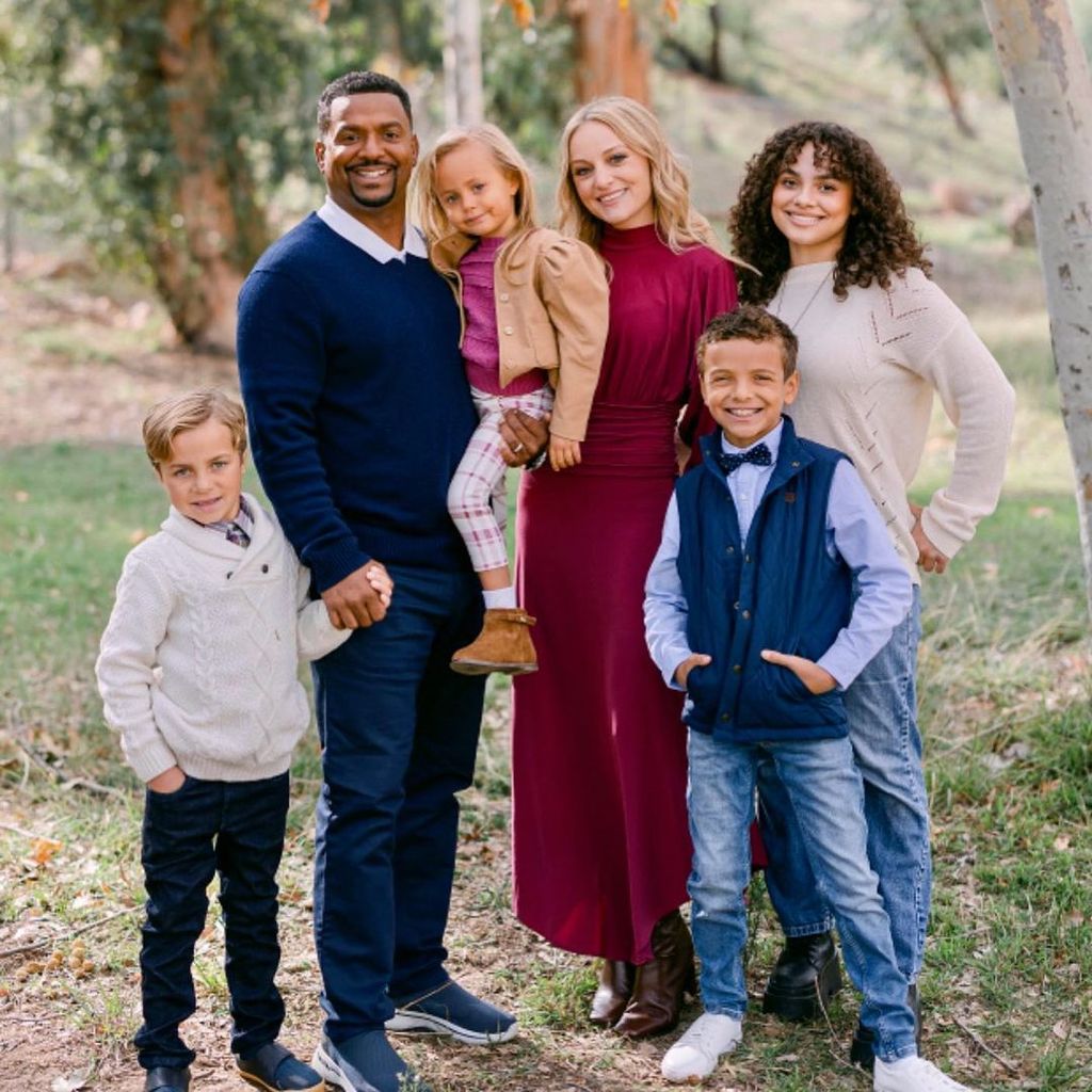 Alfonso Ribeiro mit seinen Kindern und seiner Frau