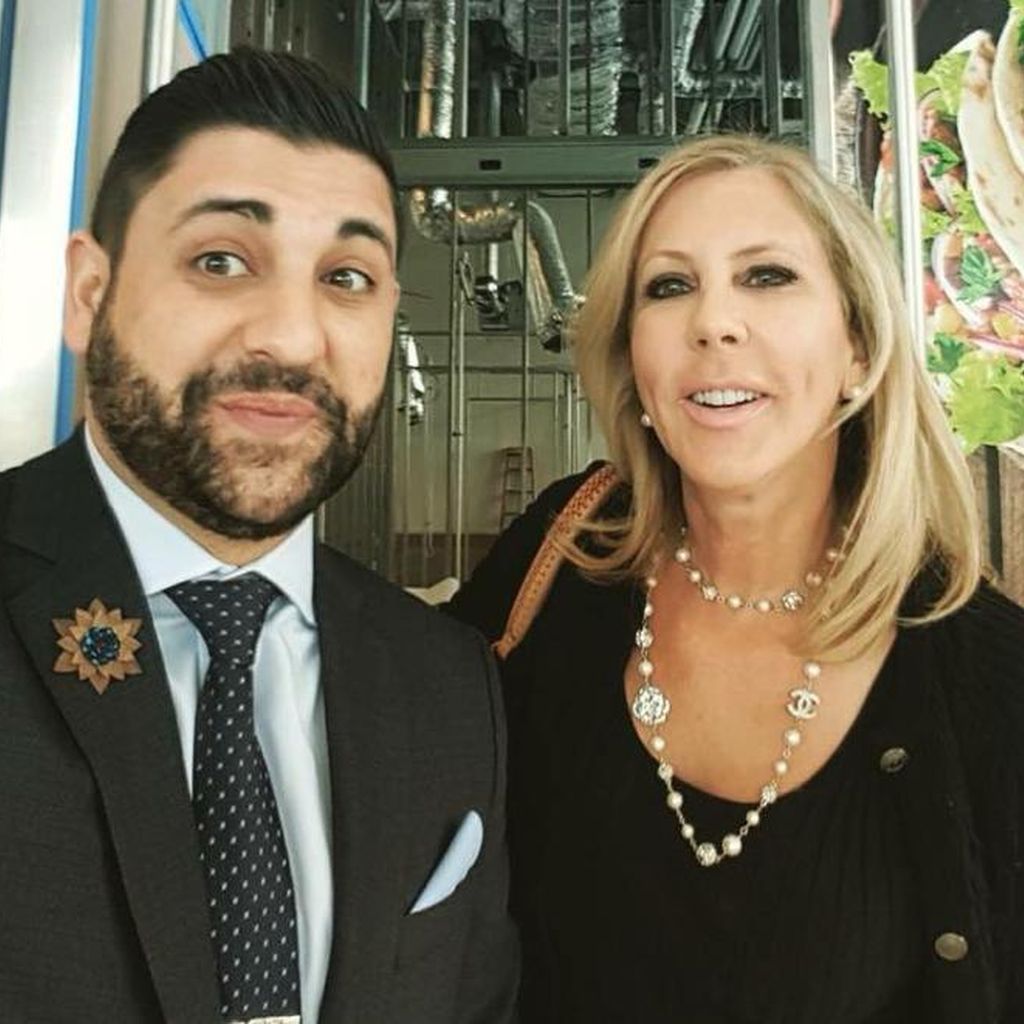 Ali Hashemian und Vicki Gunvalson im November 2017