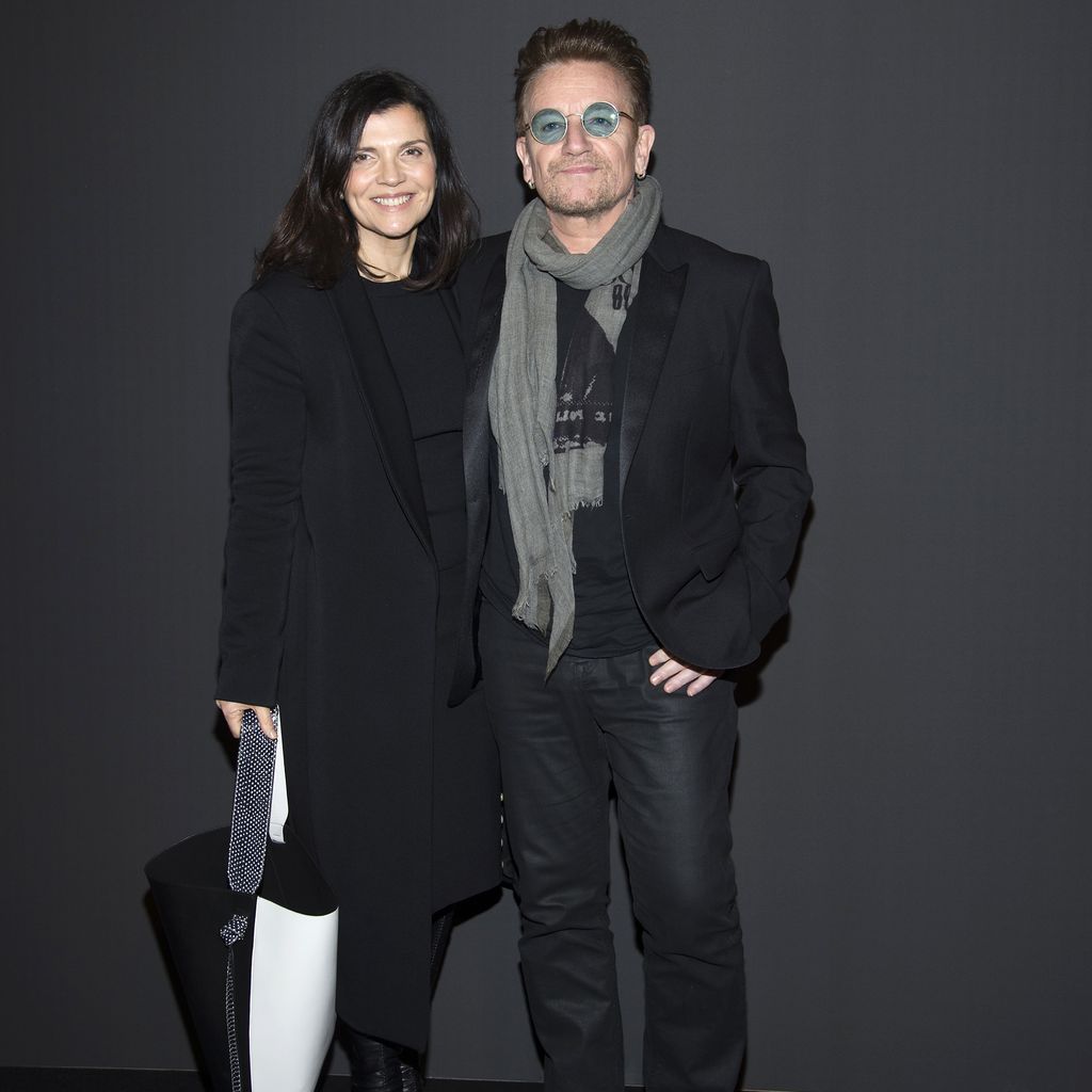 Ehefrau Ali Hewson und Musiker Bono