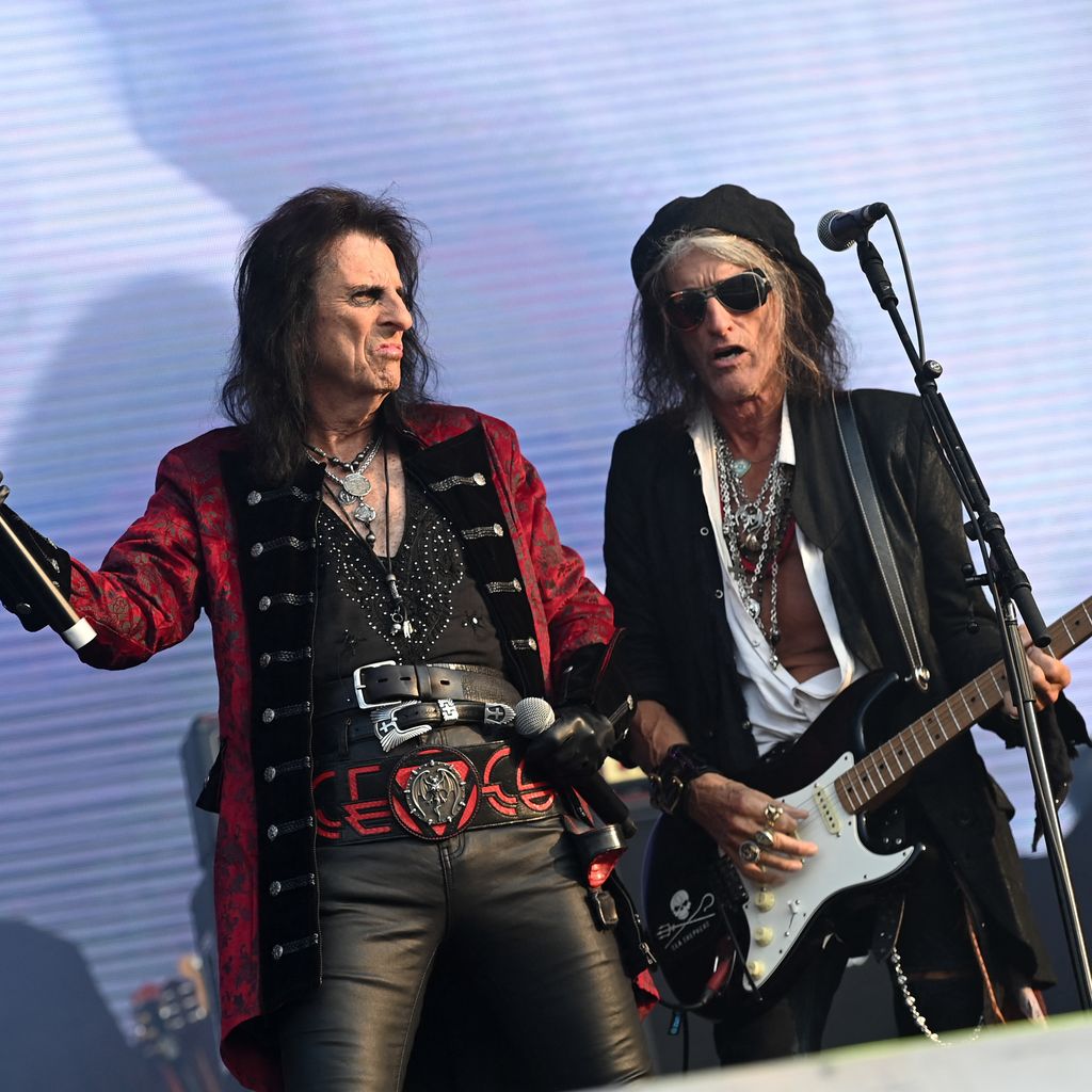 Alice Cooper und Joe Perry im Juni 2023