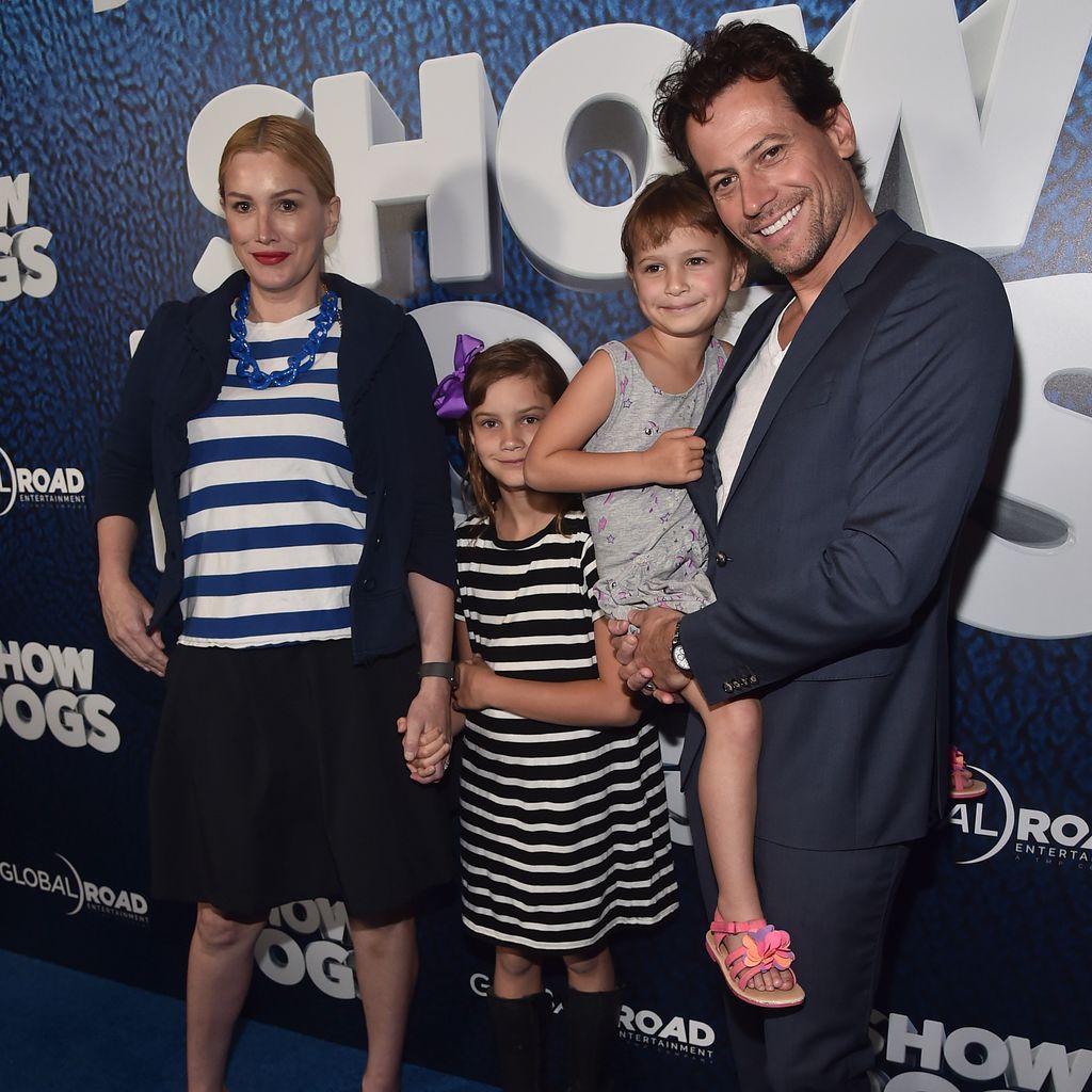 Alice Evans und Ioan Gruffudd mit ihren Kindern Ella und Elsie, Mai 2018