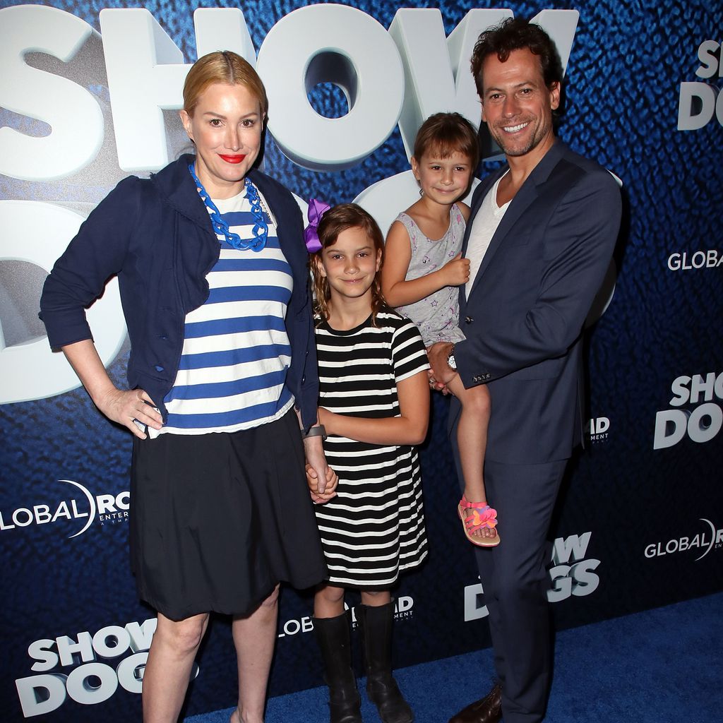 Alice Evans und Ioan Gruffudd mit ihren Töchtern