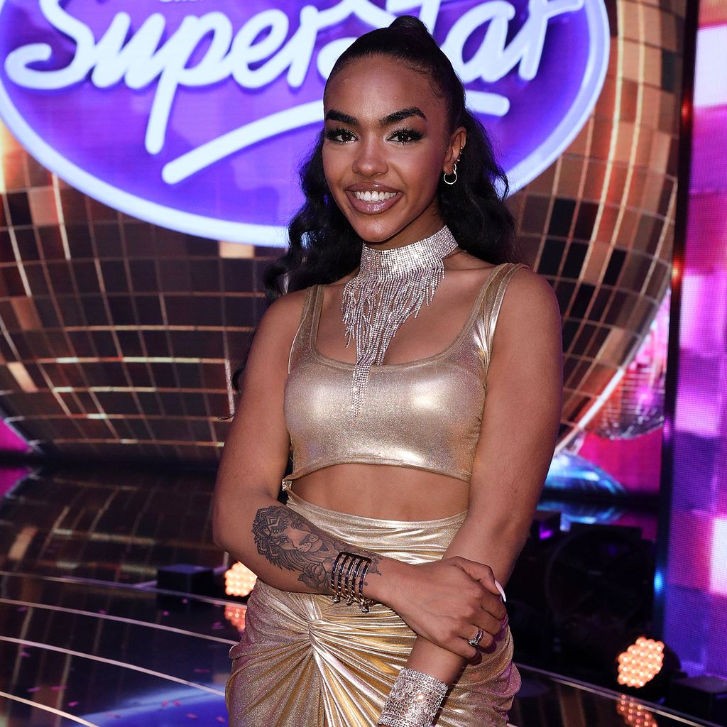 Alicia Awa Beissert bei der ersten Mottoshow von "Deutschland sucht den Superstar", 2019